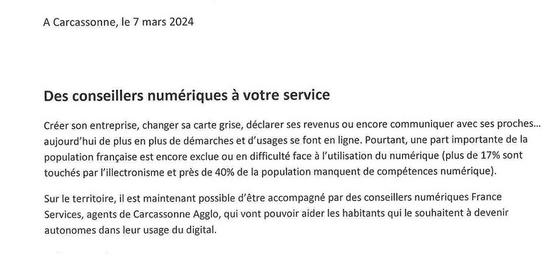 Conseillers numériques