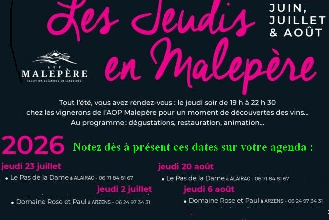 Jeudis Malepère